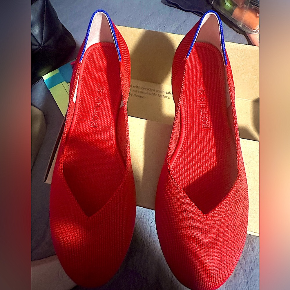 Rothys The Point II Lollipop Red
